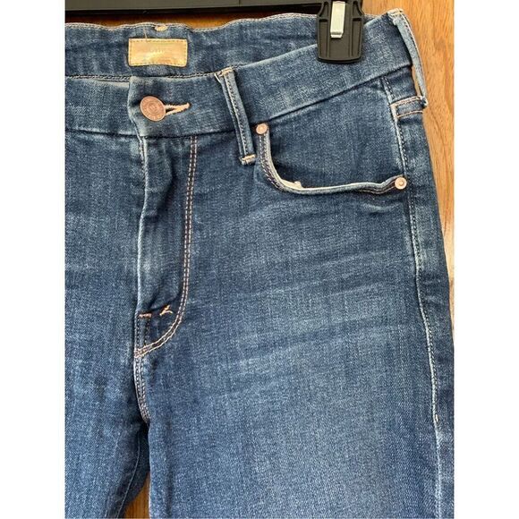 MOTHER‎ The Looker Ankle Fray Jeans in Girl Crush Blue Size 27 - Picture 6 of 12